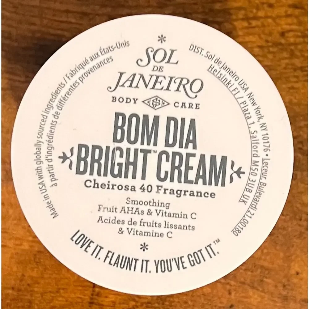 NEW SEALED Sol de Janeiro Bom Dia Bright Cream 1.7oz Cheirosa 40
